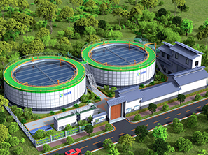 足球糖球直播圆——低碳高效装配式污水厂